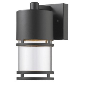 Luminata Glass Outdoor LED Fixture - 6W, 2700K, Wet Rated, Contemporary Design - 1 of 2