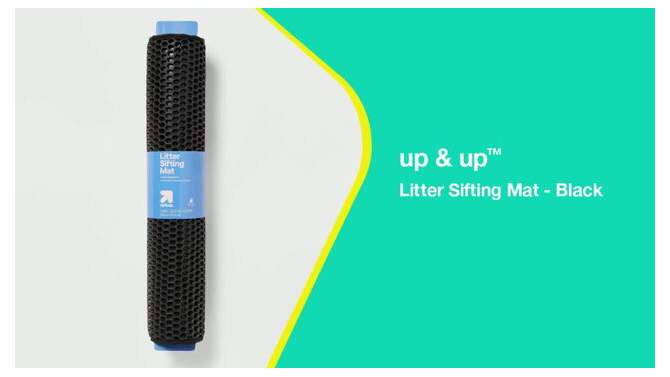 Litter Sifting Mat - Black - up &#38; up&#8482;, 2 of 5, play video