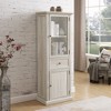 Bella Depot 64.96''W  Tall Storage CabinetFreestanding Cabinet with Glass Door and Shelves, Sideboard cabinet - 3 of 4