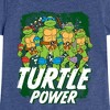 Girls' - Teenage Mutant Ninja Turtles - Leo and Brothers Turtle Power Fitted Short Sleeve Graphic T-Shirt - 2 of 4