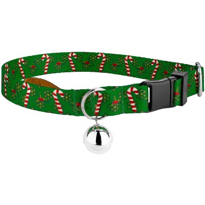 Country Brook Petz® Candy Cane Christmas Cat Collar