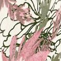 white etched floral
