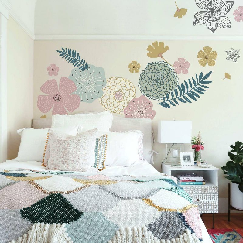 Perennial Blooms Peel and Stick Giant Wall Decal - RoomMates, 3 of 6