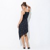 Women's Asymmetrical Hem Mini Dress - Wild Fable™ Black Bow - 2 of 3