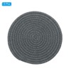 Unique Bargains Heat-resistant Cotton Bohemian Style Double-sided Mat 8 Inch 5 Pcs - 3 of 3