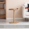 MH London Crawford 22" C Shape Solid Wood End Table - 3 of 4