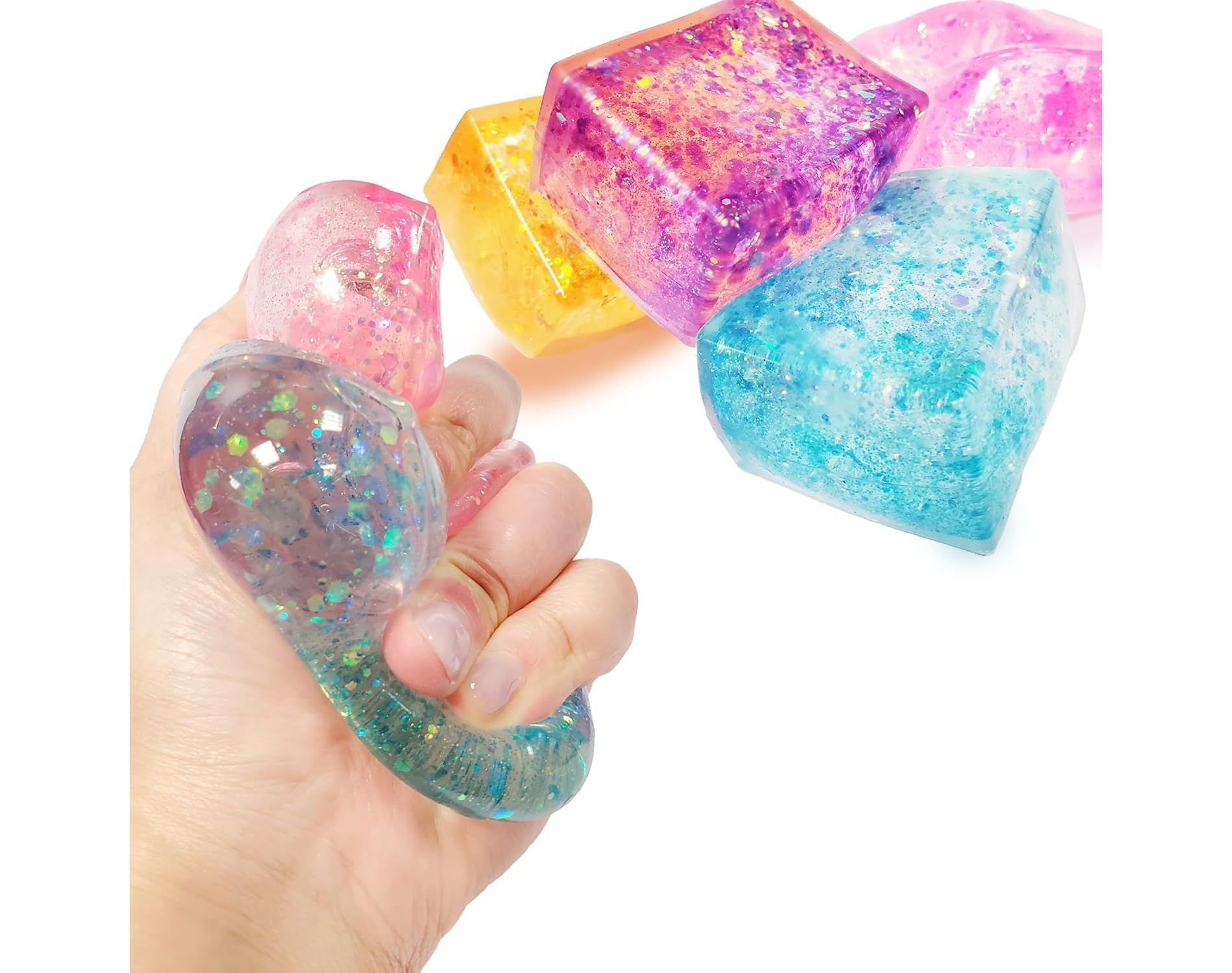 Link Cube -Sensory Squeeze Toy with Super Solid Squish