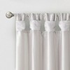 PAGED Faux Silk Blackout Curtains for Bedroom,Window Curtain Panel with Twisted Tab Top,Lined,Curtains for Living Room,Machine Washable - 3 of 4