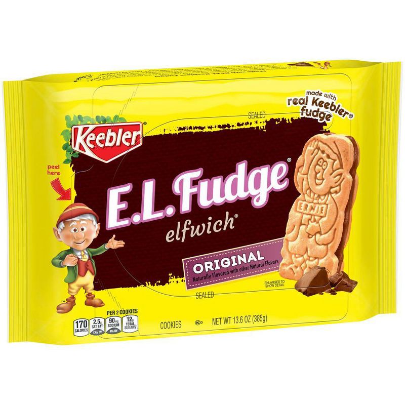 Keebler Fudge Shoppe Original E.L.Fudge Sandwich Cookies - 13.6oz, 1 of 8