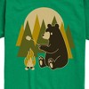Boys' - Instant Message - Bear Roasting Marshmallows Short Sleeve Graphic T-Shirt - 2 of 4