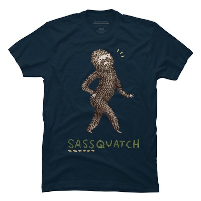 Men's Design By Humans Sassquatch By SophieCorrigan T-Shirt