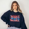 Simply Sage Market Women's Graphic Sweatshirt American Mama Smiley Face - 2 of 3