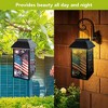Briarwood Lane Lantern 12" x 6" x 6" Stars and Stripes Solar Lantern - 3 of 4