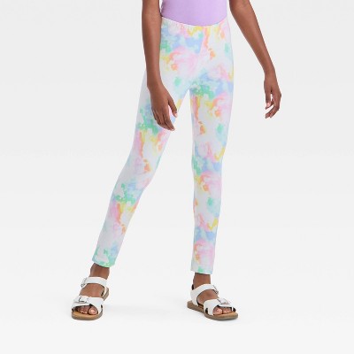 Girls' Tie-Dye Leggings - Cat & Jack™ M