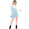 INSPIRE CHIC Women's Button Overalls Pinafore Suspenders Skirt - 3 of 4