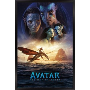 Trends International Avatar: The Way Of Water (2022) - One Sheet Framed Wall Poster Prints - 1 of 4
