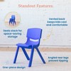 ECR4Kids 12in Plastic School Stack Chair, 4-Pack - 4 of 4
