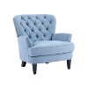 NicBex Modern Nailhead Trim Button-Tufted Accent Chairs for Living Room,Comfy Upholstered Lounge Chair with Curved Backrest - 3 of 4