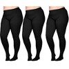 Absolute Support Women’s 20–30mmHg Firm Graduated Compression Pantyhose, 3 Pairs – Medical Support, Circulation, A204-3 - 3 of 4