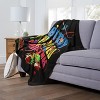Marvel Guardians Of The Galaxy Holiday Special Yondu Ruined Christmas Silk Touch Throw Blanket 50x60 Inches - 4 of 4