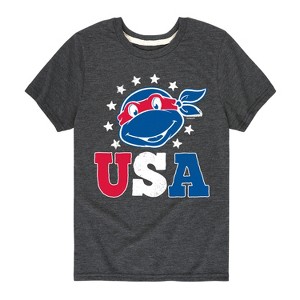 Boys' - Teenage Mutant Ninja Turtles - USA Raphael Short Sleeve Graphic T-Shirt - 1 of 4