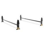 Rockland Multi Fit Steel Van Rooftop Rails for Kayaks, Canoes, Ladders, Pipes, Lumber, and Other Oversized Cargo Storage, Black