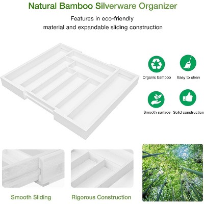 Pipishell Bamboo Drawer Organizer - Thumbnail 4