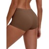 INSPIRE CHIC Women's High Waist Seamless Boyshorts Elastic Waistband Ice Silk Breathable Comfy Shorts - 2 of 4
