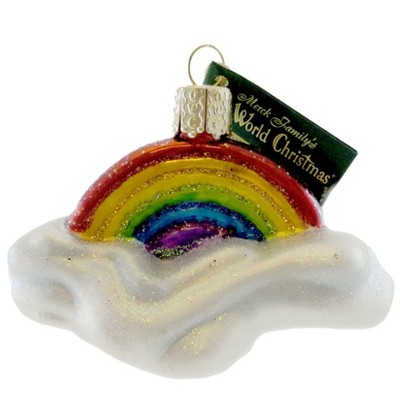 Old World Christmas Mini Blown Glass M&M's Bag Ornament, 2.25