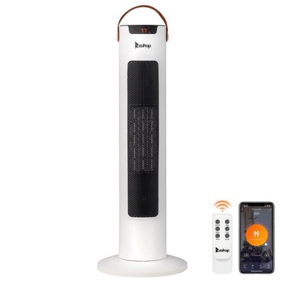 Karl Home 1500-Watt 24 in. Electric Tower Space Heater with WIFI and Remote Control