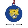 Fort Valley State University Primary Logo Aluminum Holiday Christmas Tree Ornament - 3 of 4