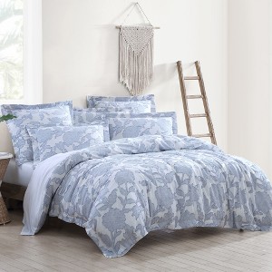 VL Sloane Blue Twin 2pc Comforter Set- Levtex Home - 1 of 4