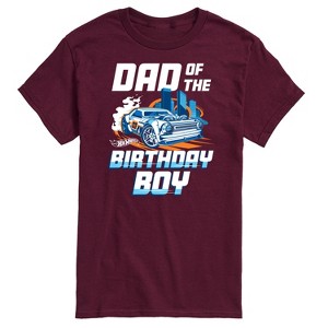 Men's - Hot Wheels - Dad Of Birthday Boy Short Sleeve Graphic T-Shirt - 1 of 4