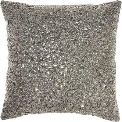Mina Victory Luminescence Fully Beaded Indoor Throw Pillow