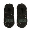 Wicked: Part 2 Logo Women's Black Slipper Socks - 3 of 4