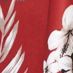 red floral palms