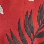 red floral palms
