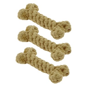 Unique Bargains Bone Shape Dog Chew Rope - 1 of 4