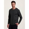 Avalanche Outdoor Lightweight Fleece Blend Shirt, Base Layer Crewneck Long Sleeve Top for Hiking, Outdoors - 3 of 4