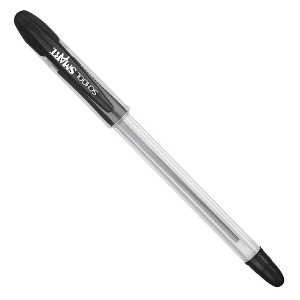 School Smart Ballpoint Pens, Medium Tip, Black, Pack of 48 - 1 of 4