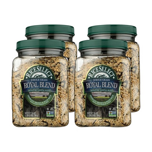 Riceselect Royal Blend Texmati Brown & Wild Rice - Case Of 4/28 Oz : Target