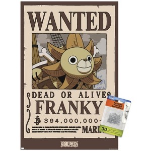 Trends International One Piece - Franky Wanted Poster Unframed Wall Poster Prints - 1 of 4