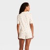 Women's Pointelle Notch Collar Shirt and Shorts Pajama Set - Wild Fable™ - 2 of 3