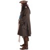 HalloweenCostumes.com 4X  Men  Plus Mens Deluxe Jack Sparrow Pirate Costume, Gray/Brown/Blue - 4 of 4