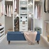 Arceso 51 Inch  Bedroom Bench，Fabric Upholstered Entryway Bench with Wooden Legs, Bench for Bedroom, Entryway, Living Room - 2 of 4