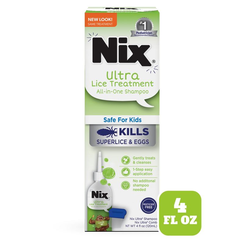 Nix Ultra Lice Shampoo All-In-One Lice Treatment Kit - 4 fl oz, 1 of 11