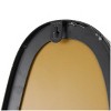59"x12" Metal Slim Abstract Wavy Wall Mirror Black - Olivia & May: Contemporary Style, No Assembly Required, Includes Hardware - 4 of 4
