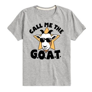 Boys' - Instant Message - Call Me The Goat Short Sleeve Graphic T-Shirt - 1 of 4