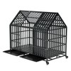 52 Inches Heavy Duty Dog Crate with Roof Top - 2 of 4