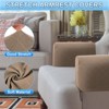 Unique Bargains Non Slip Scratch Resistant Soft Armchair Slipcovers with Twist Pins 2 Pcs - 4 of 4